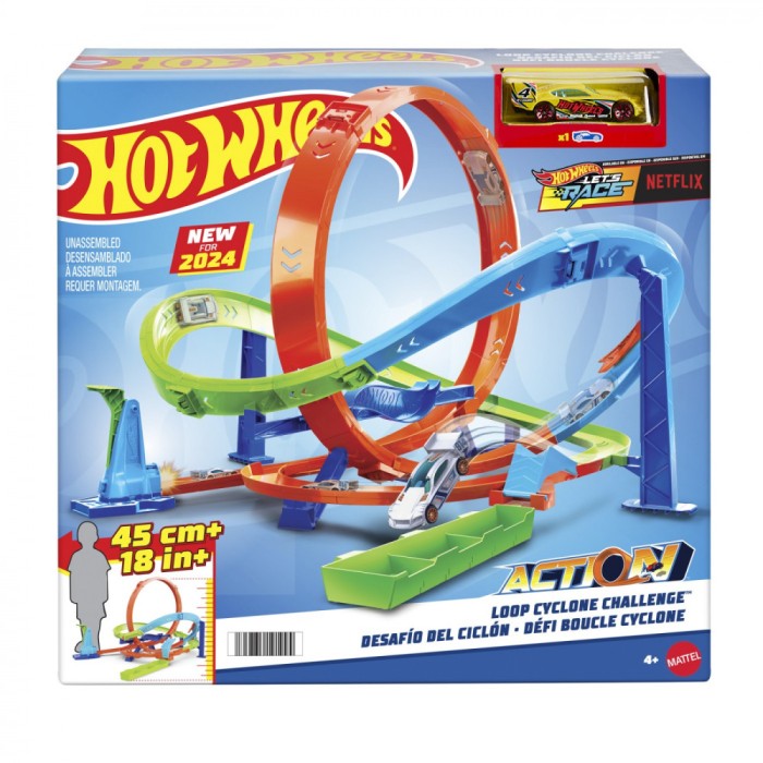 HOT WHEELS ACTION SET PROVOCAREA CICLONULUI SuperHeroes ToysZone