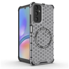 Husa transparenta Samsung Galaxy A05s Techsuit HoneyComb Shield MagSafe, alb foto