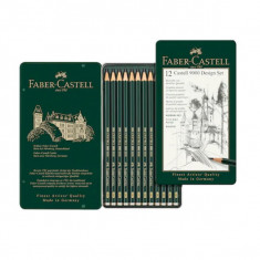 Set Design Faber-Castell, Creion Grafit Castell 9000 (12 buc) foto