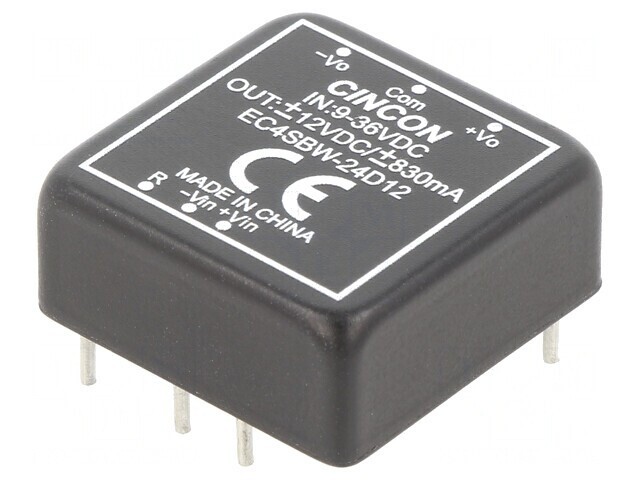 Convertor DC/DC 20W 9-36V la 12V 830mA