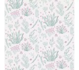 Tapet copii model floral, roz, verde, MY KINGDOM A90603