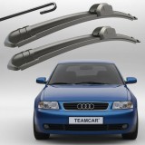 Cumpara ieftin Set 2 Ștergătoare Parbriz Flat Dedicate Audi A3 8L1 (1996-2003), Prindere Hook (C&acirc;rlig)