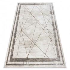 Covor BLISS Z201Z128 crem / bej - Cadru, geometric, modern, structural, 80x150 cm