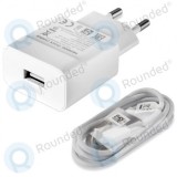 &Icirc;ncărcător de călătorie rapid Huawei 2000mAh incl. Cablu de date USB tip C alb HW-059200EHQ-AP51