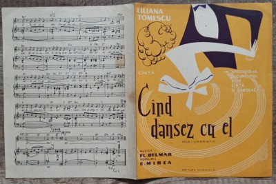 Cand dansez cu el// partitura foto