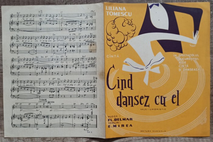 Cand dansez cu el// partitura