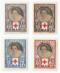 Romania, LP 165/1945, Crucea Rosie, eroare, MNH foto