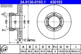 ATE 24.0130-0103.1 Disc frana