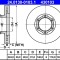 ATE 24.0130-0103.1 Disc frana