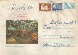 Romania, Tractoare fabricate in Romania, plic circulat, 1978