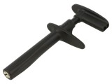 Clips de măsurare cu pensetă 30A neagră 1kV 4mm
