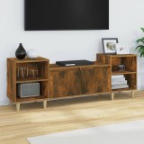 Cumpara ieftin Comodă TV, stejar fumuriu, 160x35x55 cm, lemn prelucrat