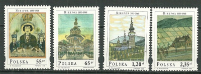 Polonia, arta, pictura, 1998, MNH foto