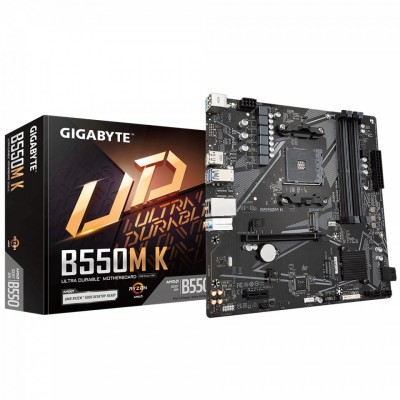 Mb gigabyte b550m k am4 ddr4 foto