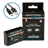 Acumulator Patona Platinum LP-E12 750mAh replace Canon EOS 100D EOS-M50-1396