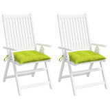 Perne de scaun 2 buc. verde deschis 50x50x7 cm textil oxford GartenMobel Dekor, vidaXL