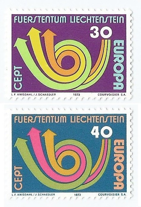 |Liechtenstein, Europa CEPT, 1973, MNH