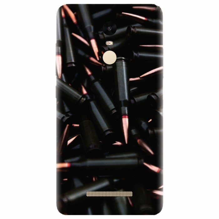 Husa silicon pentru Xiaomi Remdi Note 3, Ammunition Bullets