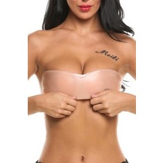 BRA155-152 Sutien invizibil tip banda lata din silicon cu adeziv