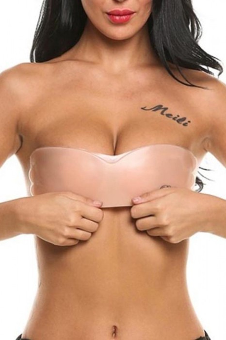 BRA155-152 Sutien invizibil tip banda lata din silicon cu adeziv