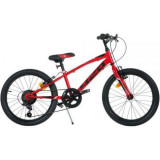 Bicicleta copii Dino Bikes 20&#039; MTB baieti Sport rosu cu 6 viteze