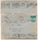 1953 Romania Plic stampila publicitara DCA CUMPARA LANA PIEI ZDRENTE OASE HARTIE