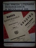 Din presa literara romaneasca a secolului XIX