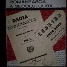 Din presa literara romaneasca a secolului XIX