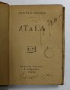 ATALA par CHATEAUBRIAND , 1924 , FORMAT REDUS