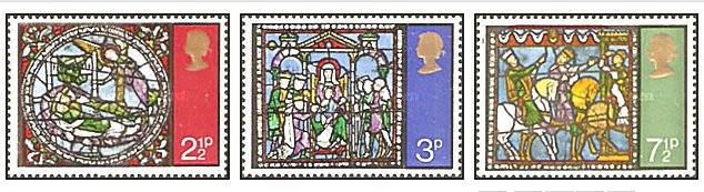 Marea Britanie 1971 - Craciun, serie neuzata