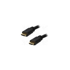 Cablu HDMI - HDMI, din ambele par&#355;i, HDMI mufa, 20m, negru, LOGILINK - CH0055