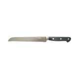 Cutit paine profesional 22cm, lama otel 5Cr15MoV, maner ABS negru Breckner Germany