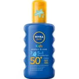 Nivea Spray de protecție solară color Sun Kids SPF50+ 200 ml