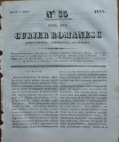 Cumpara ieftin Curier romanesc , gazeta politica , comerciala si literara , nr. 35 din 1844