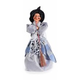 Cumpara ieftin Figurina Halloween Vrajitoare Befana cu recipient pentru dulciuri II &Oslash;12cmx35H