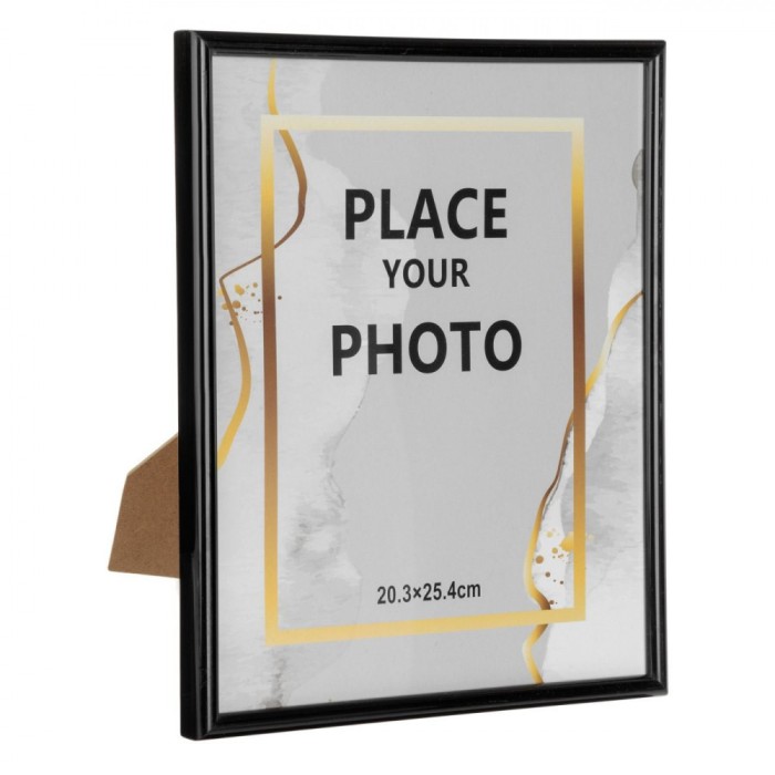 Ramă Foto Decorativă, 20x25cm, Suport Metalic, Negru