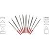 Set pile mici, 3 mm x 140 mm - 10 buc / set