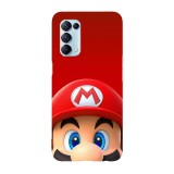 Husa compatibila cu Oppo A54 5G model Hello I&amp;#039;m Mario, Silicon, TPU, Viceversa, Transparent, Carcasa