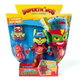 Set 2 figurine, Superthings, Kazoom Power Mission Kids, Kid Fury si Sick Trick