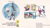 FILATELIE TEMATICA - PLIC ANGLIA TEMATICA SPORT FDC FOTBAL CUPA MONDIALA