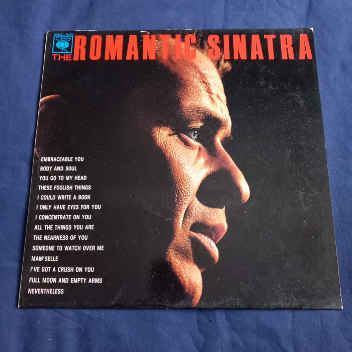 Frank Sinatra - The Romantic Sinatra _ vinyl,LP _ CBS, Italia, 1966 _ VG / VG+