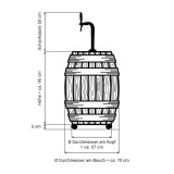BARRIQUE-dozator bere mobil bar de bere, set complet, Cupla butoi bere: Type S