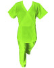 Costum Medical Pe Stil, Verde Lime, Model Marinela - 2XL, S