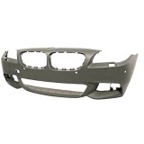 Bara fata Bmw Seria 5 (F10/F11) 12.2009- pachet M, Grunduita, cu gauri pentru spalator faruri, cu gauri senzori parcare, 51118048668, Rapid