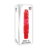 Vibrator Rosu HY Adam and Eve Easy O Red Rocket, 7 Functii