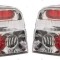 Set stopuri spate tuning, lampa VW Golf 4 Hatchback 08.1997-09.2003 BestAutoVest partea Dreapta/ Stanga, silver/transparent, fara suport becuri