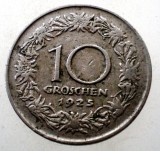 7.140 AUSTRIA 10 GROSCHEN 1925, Europa, Cupru-Nichel