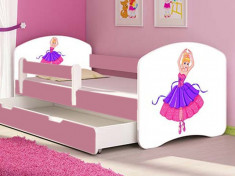 Patut Tineret MyKids Ballerina cu Sertar si Saltea 160x80 foto