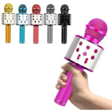 Microfon wireless pentru Karaoke cu Bluetooth si difuzor WS-858, Wster