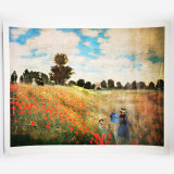 Claude Monet Maci Salbatici Poppies Field print arta litografie offset 1963